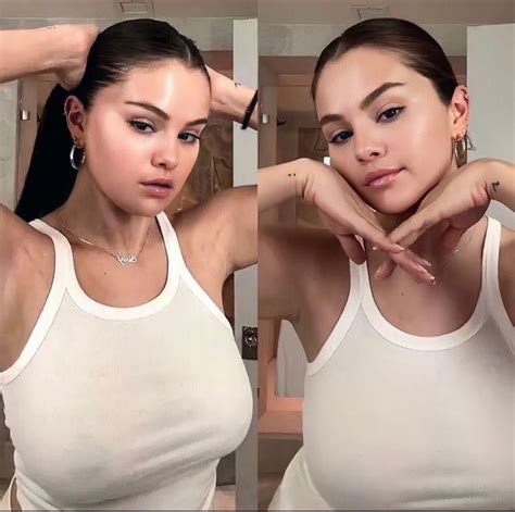 are selenas boobs fake